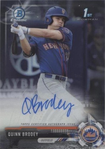 2017 Bowman Draft - Quinn Brodey #CDA-QB