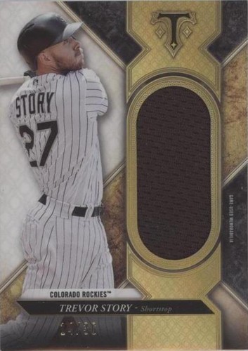 TOPPS MLBカード MUSEUM COLLECTION TREVOR STORY ROCKIES 03/10 #MMR-TST 送料無料 中古 IT2 2021 Topps Museum Collection - Meaningful Material Relics