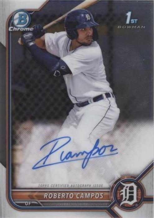 2022 Bowman - Roberto Campos #CPA-RCS