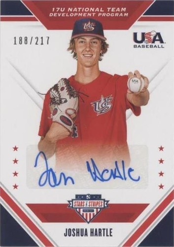 2020 Panini USA Baseball Stars & Stripes - Joshua Hartle #17U-JH