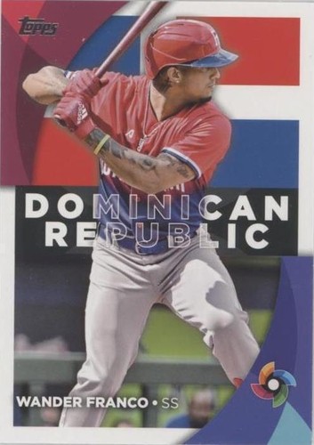 TOPPS WBC 2023 WANDER FRANCO 25シリアル 2023 Topps #WBC-25 Wander Franco World Baseball Classic