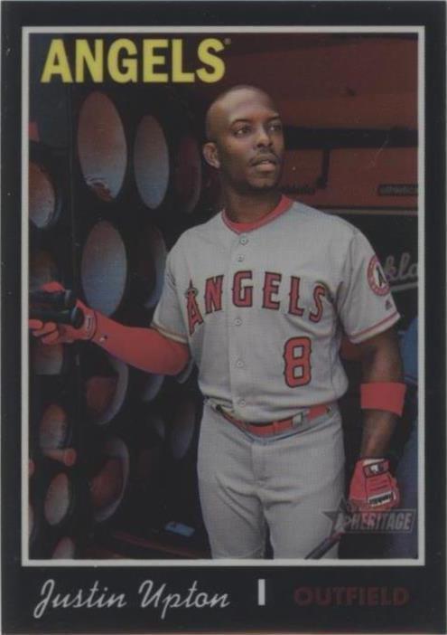 2019 Topps Heritage - Justin Upton #THC-421