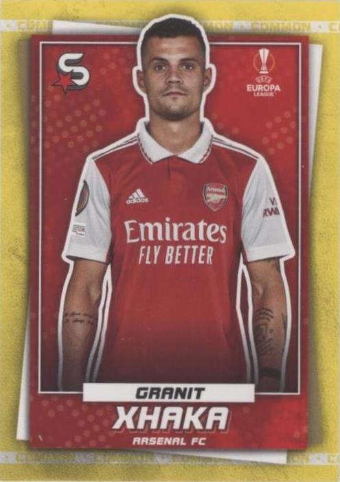 2022-23 Topps UEFA Club Competitions Superstars Granit Xhaka #161