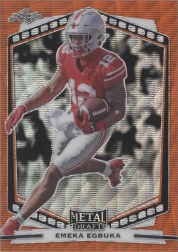 2022 Leaf Draft Emeka Egbuka #B-EE1