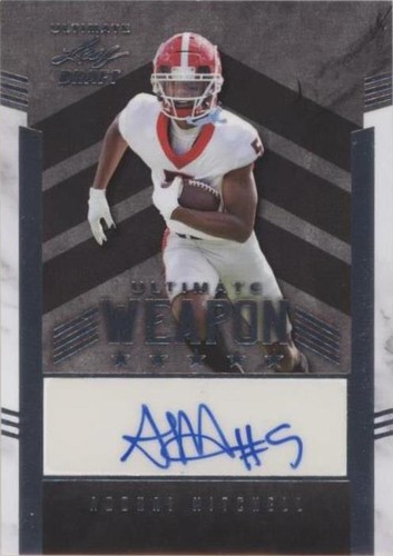 2022 Leaf Ultimate Draft Adonai Mitchell #UW-AM1