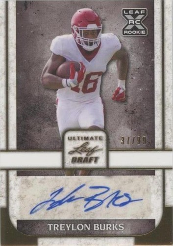 2022 Leaf Ultimate Draft Treylon Burks #BA-TB1