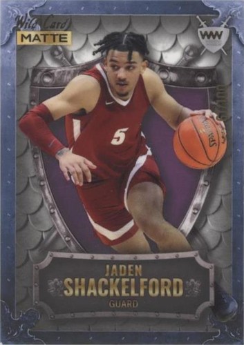2022-23 Wild Card Matte Draft - Jaden Shackelford #WW-17