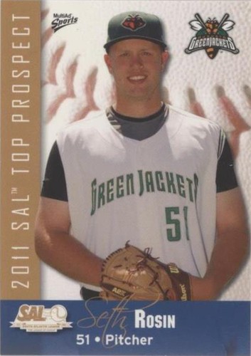 2011 MultiAd Sports South Atlantic League Top Prospects - Seth Rosin #22