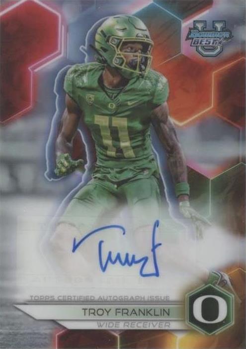 2023 Bowman's Best University Troy Franklin #BOA-TF