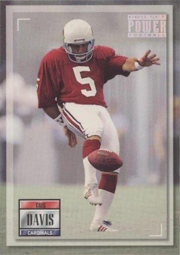 1993 Pro Set Power Greg Davis #105