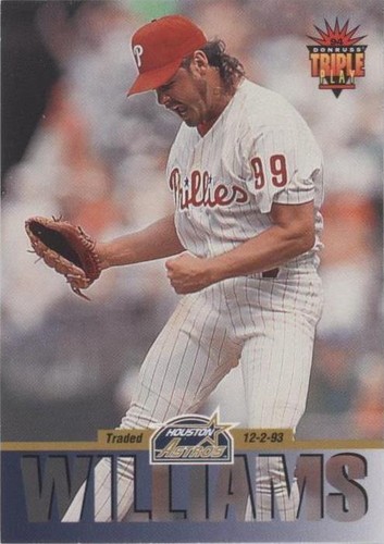 1994 Donruss Triple Play - Mitch Williams #30