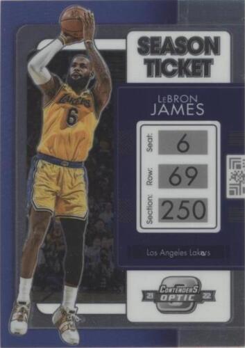 Lebron James 2021 Contenders Optic Silver #27 | eBay