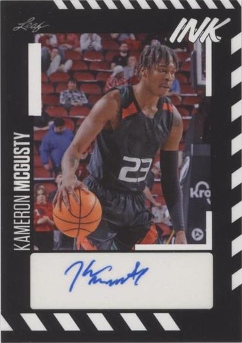 2023-24 Leaf Ink - Kameron McGusty #BA-KMG