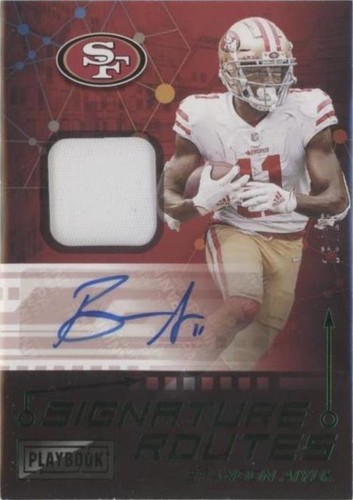 2021 Panini Playbook Brandon Aiyuk #SRO-BAI