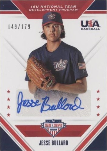 2020 Panini USA Baseball Stars & Stripes - Jesse Bullard #16U-JB