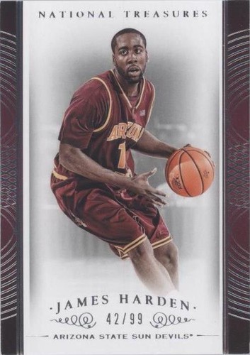 2015 Panini National Treasures College - James Harden #54