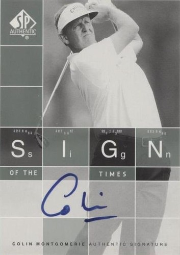 2002 SP Authentic - Colin Montgomerie #ST-CM