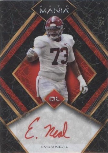 2022 Wild Card Auto Mania Evan Neal #AM-D73