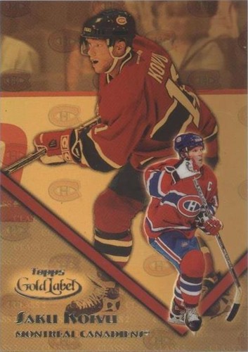2000-01 Topps Gold Label - Saku Koivu #48