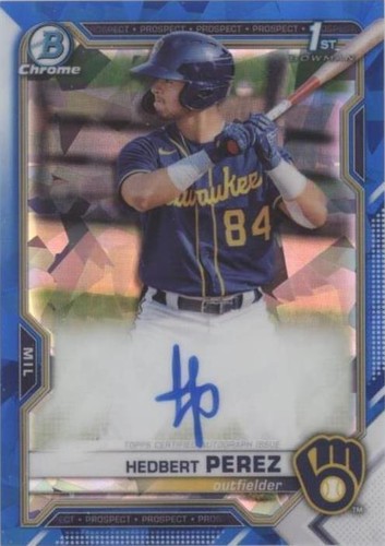 2021 Bowman Sapphire Edition - Hedbert Perez #BSPA-HP