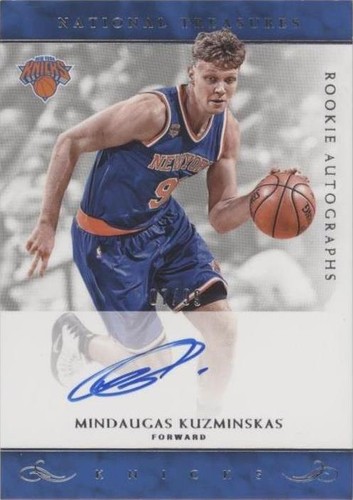2016-17 Panini National Treasures - Mindaugas Kuzminskas #204