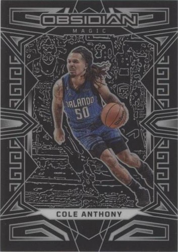 Cole Anthony Magic NBA Basketball Signed 2022-23 PANINI PRIZM Card