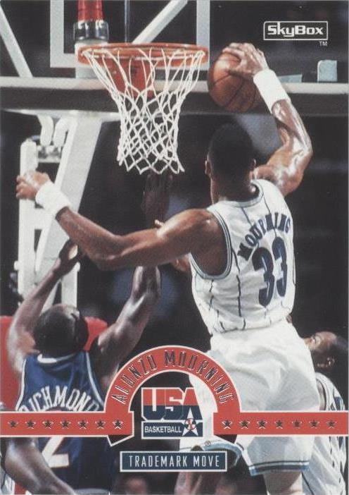 Skybox 1994 baloncesto EE. UU. - Alonzo Mourning #5