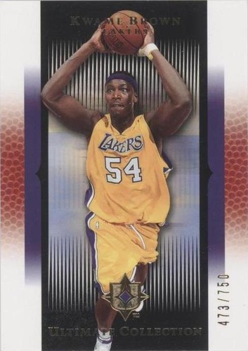 2005-06 Ultimate Collection - Kwame Brown #58