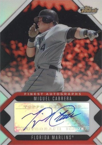 2006 Topps Finest - Miguel Cabrera #FA-MC