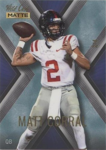 2022 Wild Card Matte SP Exclusive Matt Corral #MXPN-22