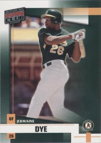2002 Donruss Fan Club - Jermaine Dye #89