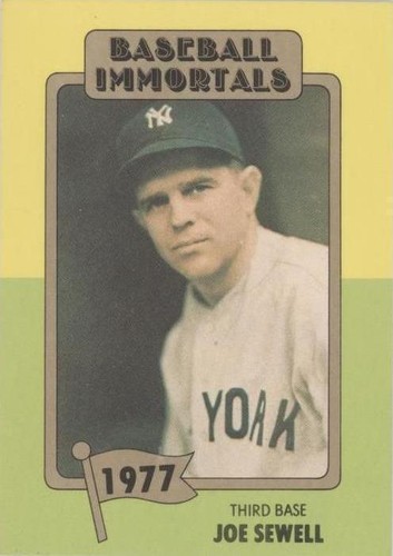 1980-87 SSPC Baseball Immortals - Joe Sewell #163