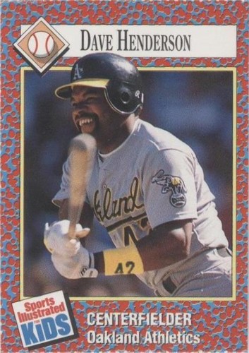 1991 Sports Illustrated for Kids Series 1 - Dave Henderson #289