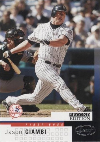 2004 Leaf Second Edition - Jason Giambi #58
