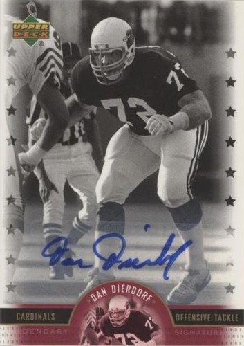 2005 Upper Deck NFL Legends Dan Dierdorf #LS-DD