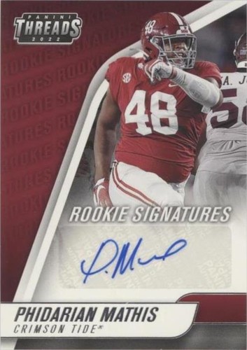 2022 Panini Chronicles Draft Picks Phidarian Mathis #TH-PMA