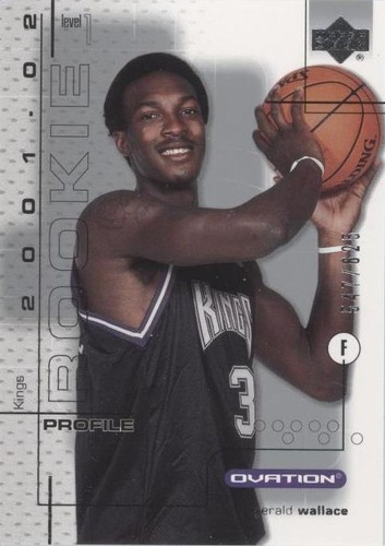 2001-02 Upper Deck Ovation - Gerald Wallace #98