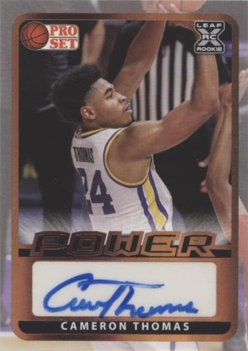 2021-22 Leaf Pro Set Power - Cameron Thomas #BA-CT1
