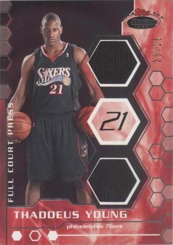 2007-08 Topps Stadium Club - Thaddeus Young #FCPDR-TY