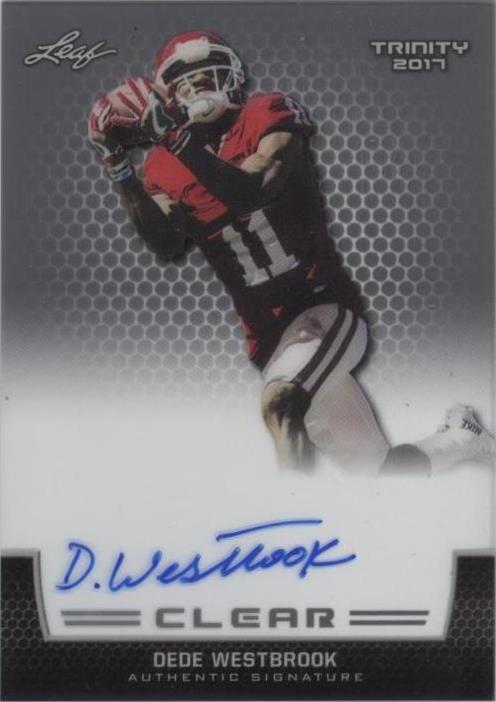 2017 Leaf Trinity Dede Westbrook #CA-DW2