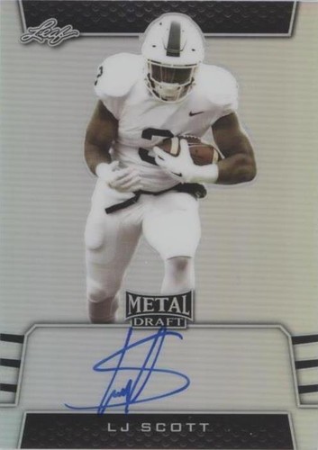 2019 Leaf Metal Draft L.J. Scott #BA-LJS