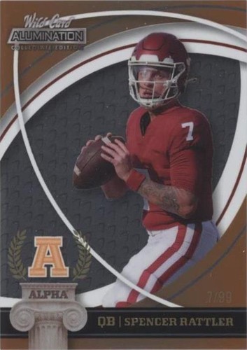 2021 Wild Card Alumination NIL Collegiate Edition Spencer Rattler #ANA-8