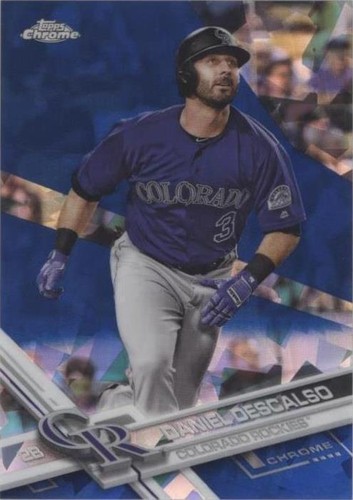 2017 Topps Chrome Sapphire Edition - Daniel Descalso #17