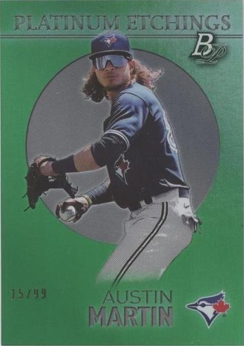 2021 Bowman Platinum - Austin Martin #PET-3
