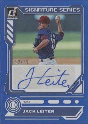 2023 Panini Donruss - Jack Leiter #SS-JL