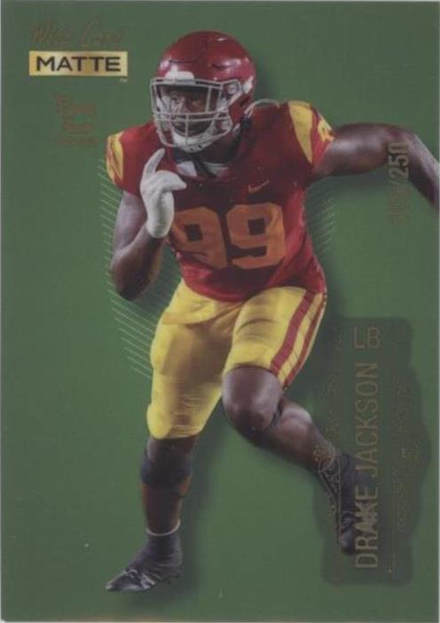 2022 Wild Card MATTE Drake Jackson #MB-38
