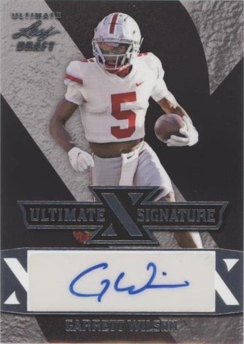 2022 Leaf Ultimate Draft Garrett Wilson #UXS-GW1