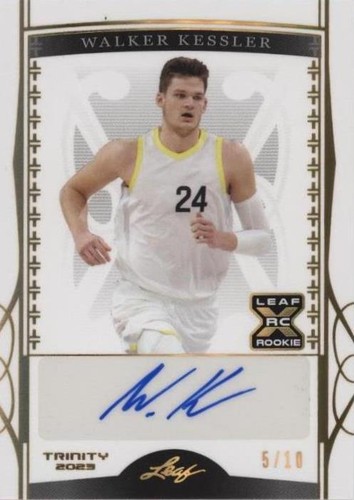 2022-23 Leaf Trinity - Walker Kessler #BA-WK1