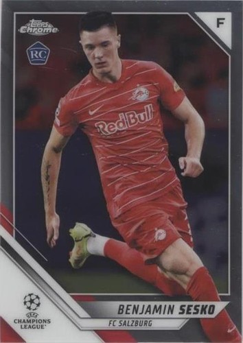 topps now Benjamin Sesko UCL 015 ライプツィヒ Benjamin Sesko - First UEFA Champions League goal - UCL