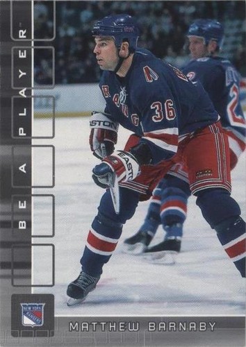 2001-02 In the Game Be A Player Memorabilia - Matthew Barnaby #475
